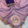 Rangoli Crushed Ah Embroidered Saree Collection