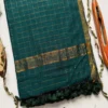 Sccf Mulchecks Mul Cotton Zari Woven Saree Collection