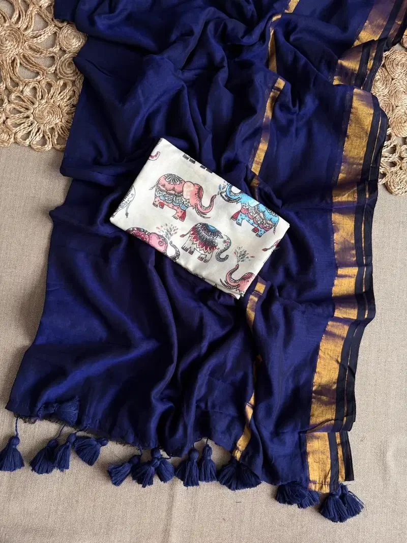 Sccf Muljari a Mul Cotton Fancy Saree Collection