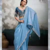 Sethnic Soiree the Evening Affair Velvet Satin Designer Saree Collection