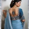 Sethnic Soiree the Evening Affair Velvet Satin Designer Saree Collection