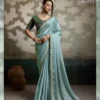 Sethnic Soiree the Evening Affair Velvet Satin Designer Saree Collection