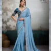 Sethnic Soiree the Evening Affair Velvet Satin Designer Saree Collection