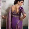 Sethnic Soiree the Evening Affair Velvet Satin Designer Saree Collection