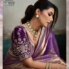 Sethnic Soiree the Evening Affair Velvet Satin Designer Saree Collection