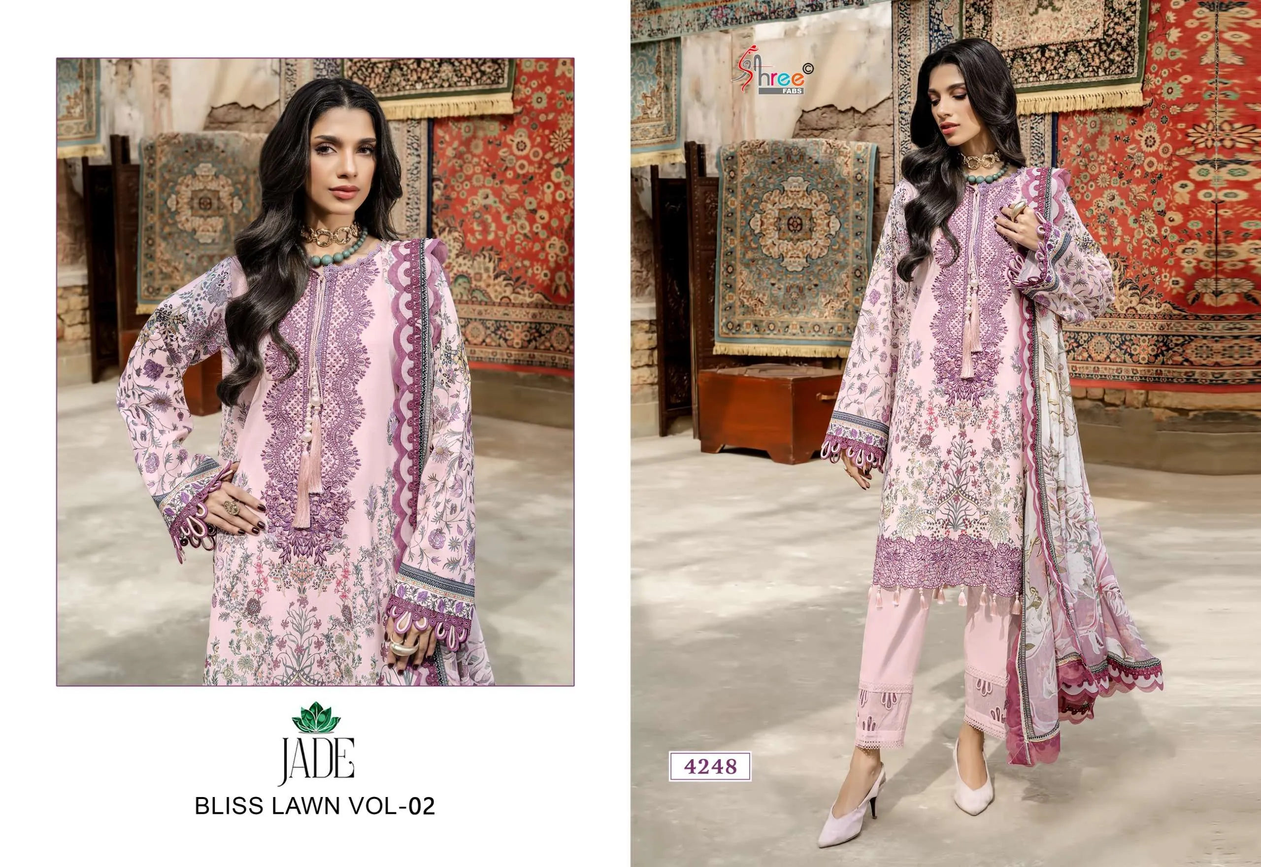 Shree Fab Jade Bliss Lawn Collection Vol 2