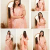 Soft Silk 6015 Lichi Silk Jacquard Worked Saree Collection