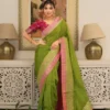 Soft Silk 6093 Lichi Silk Jacquard Work Saree Colelction
