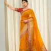 Soft Silk 6093 Lichi Silk Jacquard Work Saree Colelction