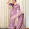 Soft Silk 6093 Lichi Silk Jacquard Work Saree Colelction