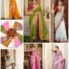 Soft Silk 6093 Lichi Silk Jacquard Work Saree Colelction