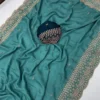 Star Georgette Scalop Ah Embroidery Work Saree Collection