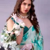 Taraa L 7005 Satin Silk Floral Printed Saree Collection
