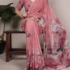 Taraa L 7011 New Weightless Marbal Floral Printed Saree Collection