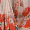 Taraa L 7011 New Weightless Marbal Floral Printed Saree Collection