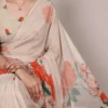 Taraa L 7011 New Weightless Marbal Floral Printed Saree Collection