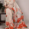 Taraa L 7011 New Weightless Marbal Floral Printed Saree Collection