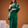 Taraa L 7054 Satin Silk Floral Printed Saree Collection