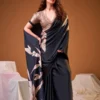 Taraa L 7054 Satin Silk Floral Printed Saree Collection