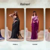 Taraa L 7054 Satin Silk Floral Printed Saree Collection