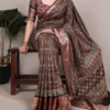 Taraa L 7059 Tasar Silk Printed Casual Wear Saree Collection