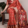 Taraa L 7059 Tasar Silk Printed Casual Wear Saree Collection