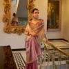 Taraa L 7114 Tissue Shimmer Zari Weaving Fancy Saree Collection