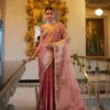 Taraa L 7114 Tissue Shimmer Zari Weaving Fancy Saree Collection
