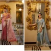 Taraa L 7114 Tissue Shimmer Zari Weaving Fancy Saree Collection