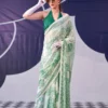 Taraa L 7210 Satin Silk Floral Printed Saree Collection