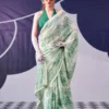 Taraa L 7210 Satin Silk Floral Printed Saree Collection