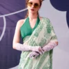 Taraa L 7210 Satin Silk Floral Printed Saree Collection