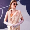 Taraa L 7210 Satin Silk Floral Printed Saree Collection