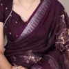 Taraa L 7213 Slub Silk Floral Printed Saree Collection