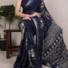 Taraa L 7213 Slub Silk Floral Printed Saree Collection