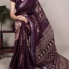Taraa L 7213 Slub Silk Floral Printed Saree Collection