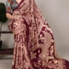 Taraa L 7301 Tasar Silk Kalamkari Printed Saree Collection