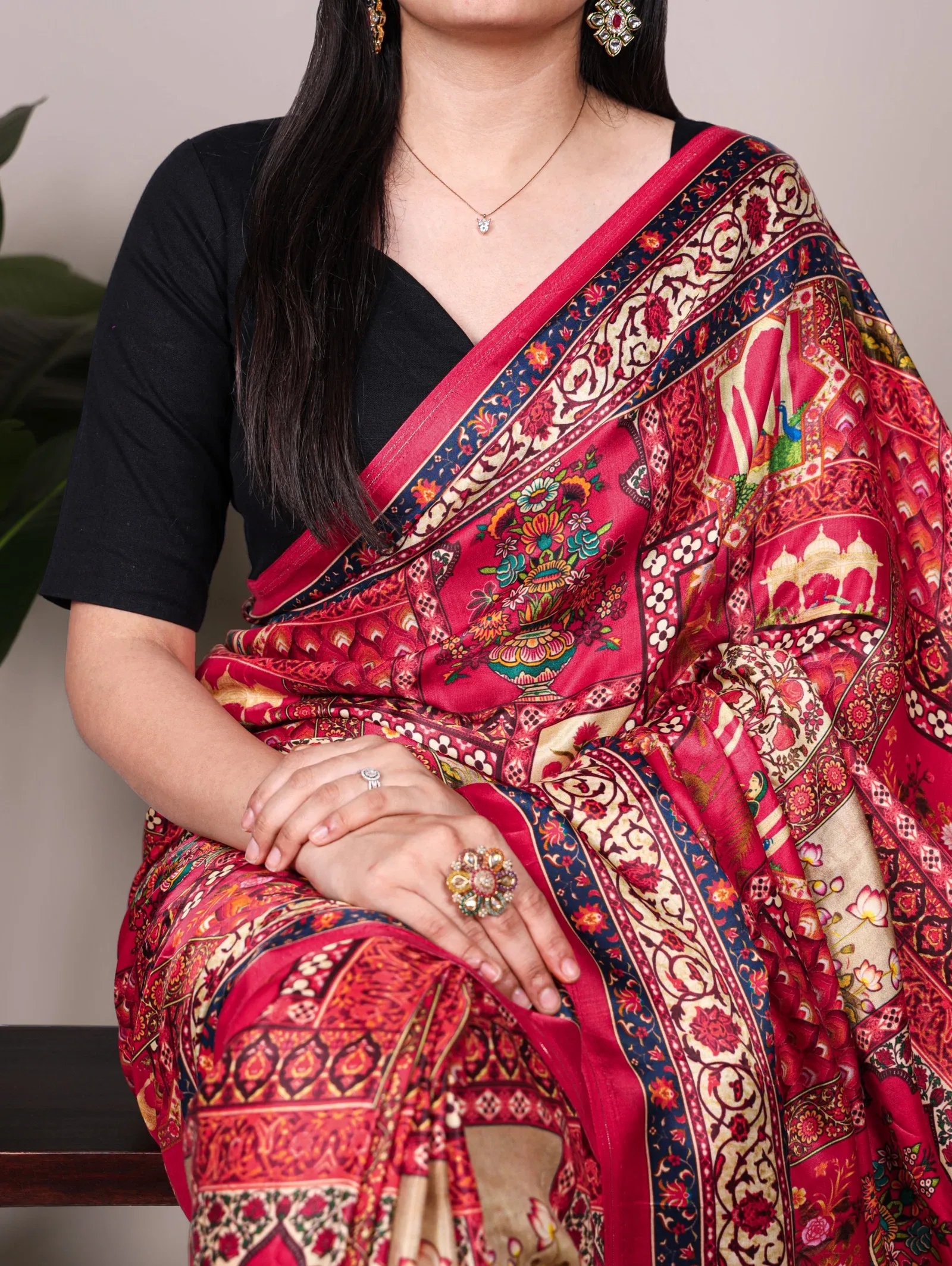 Taraa L 7801 Gaji Silk Patola Printed Saree Collection