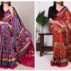 Taraa L 7801 Gaji Silk Patola Printed Saree Collection