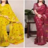 Taraa L 7907 Naylon Weaving Work Saree Collection