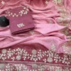 Vt 843 T Padding Chinon Silk Zari Thread Party Wear Saree Collection