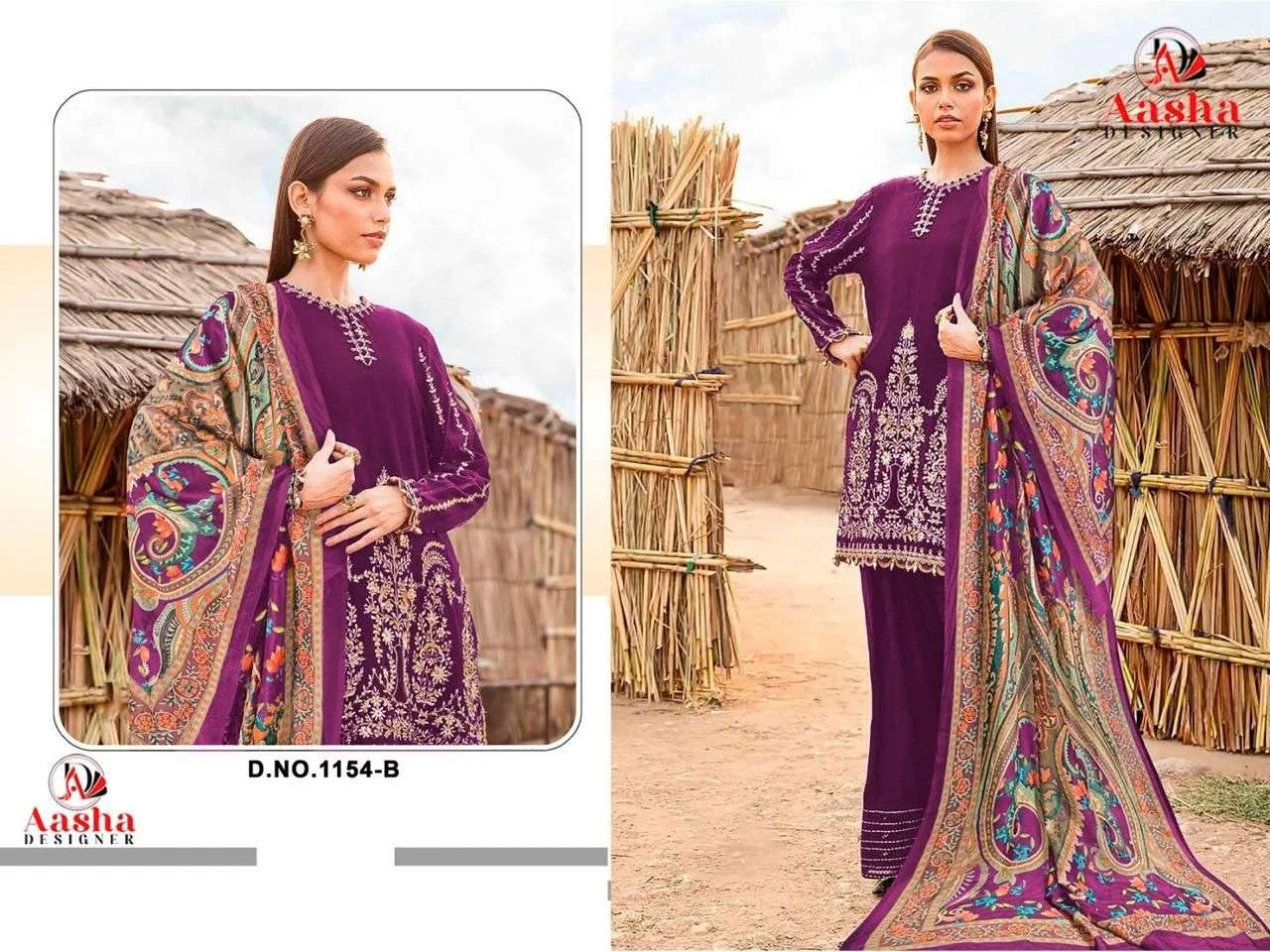 Aasha Designer Design No – 1154 Bcd