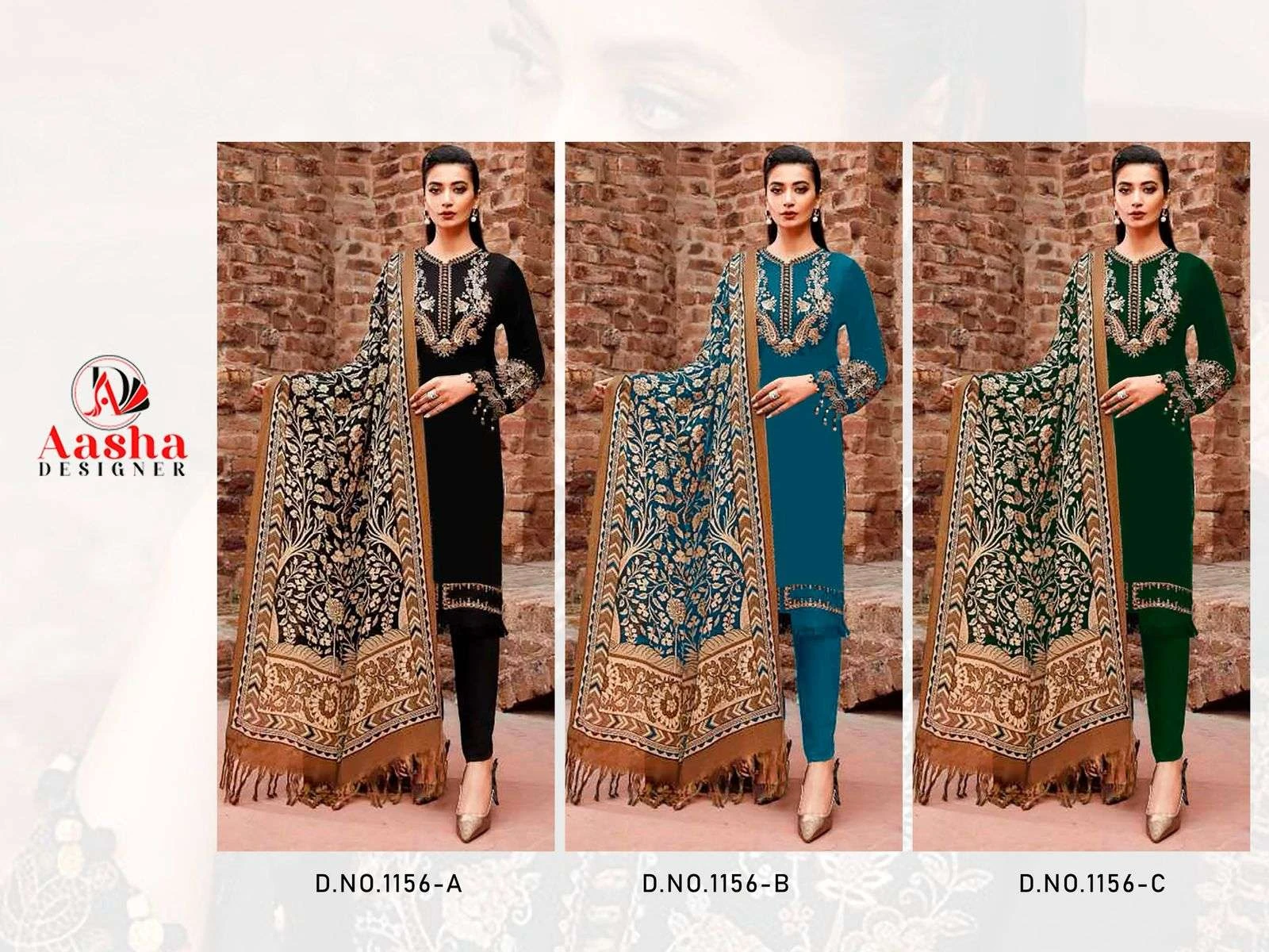 Aasha Designer Design No – 1156 Abc