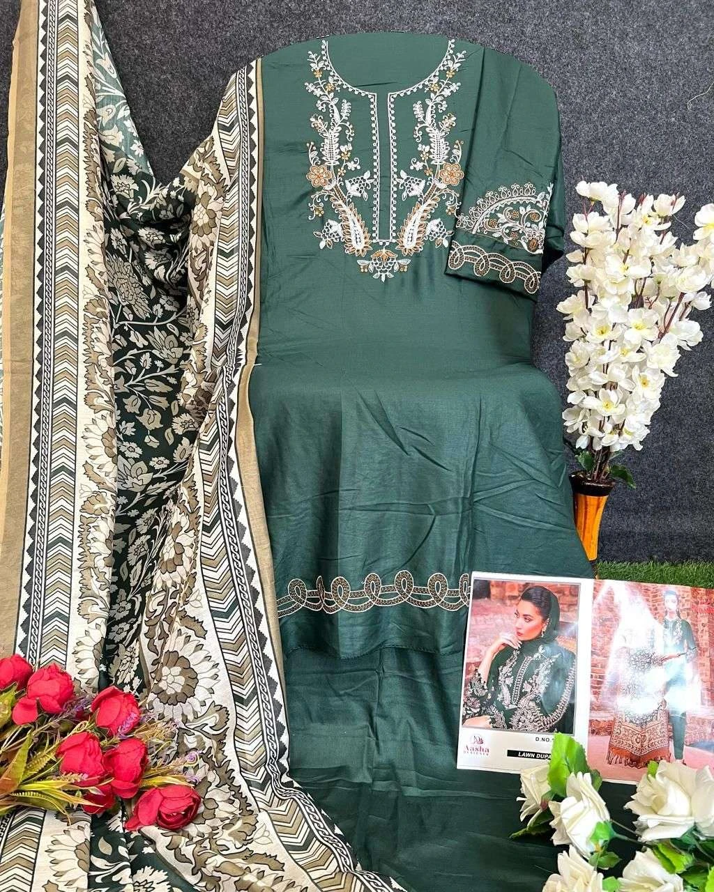 Aasha Designer Design No – 1156 Abc