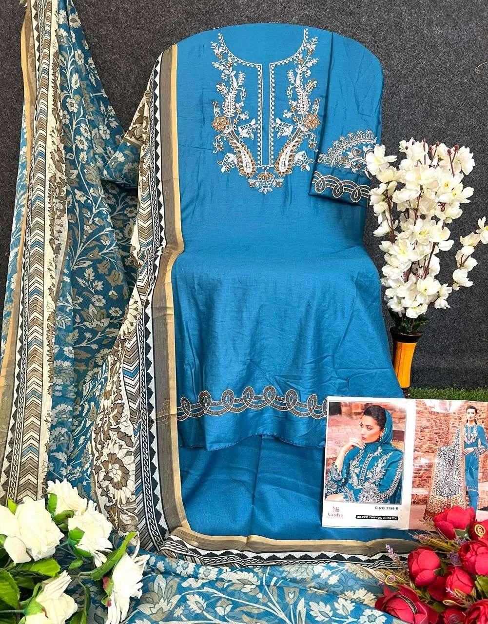 Aasha Designer Design No – 1156 Abc