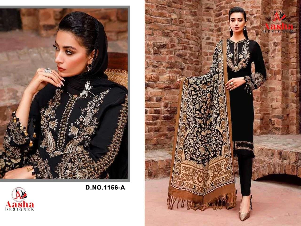 Aasha Designer Design No – 1156 Abc