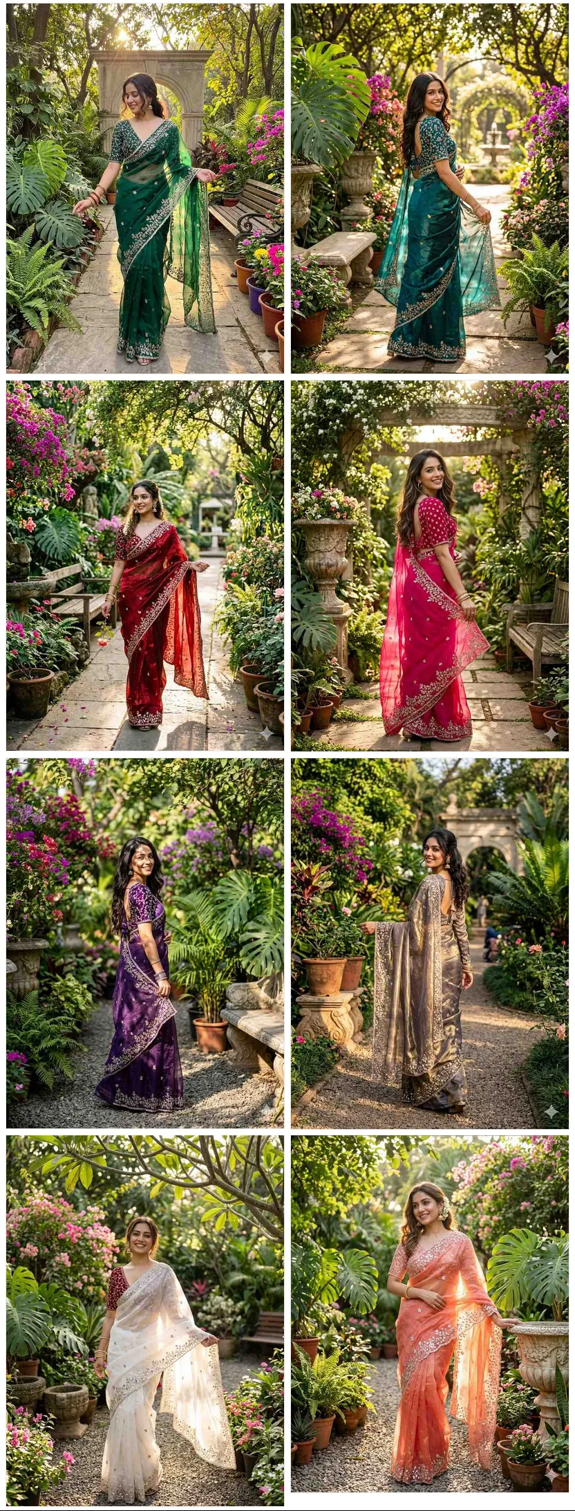 Kc 410 Fandy Sattin Silk Seqeunce Worked Premium Saree Collection