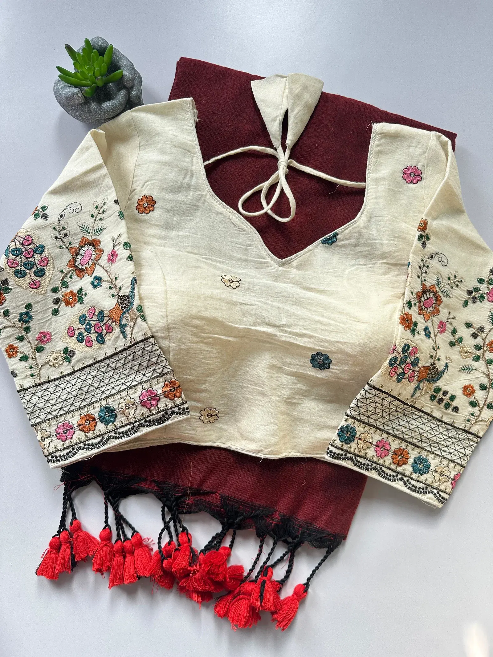 Khadi Vol 25 Khadi with Embroidery Work Saree with Blouse Collection