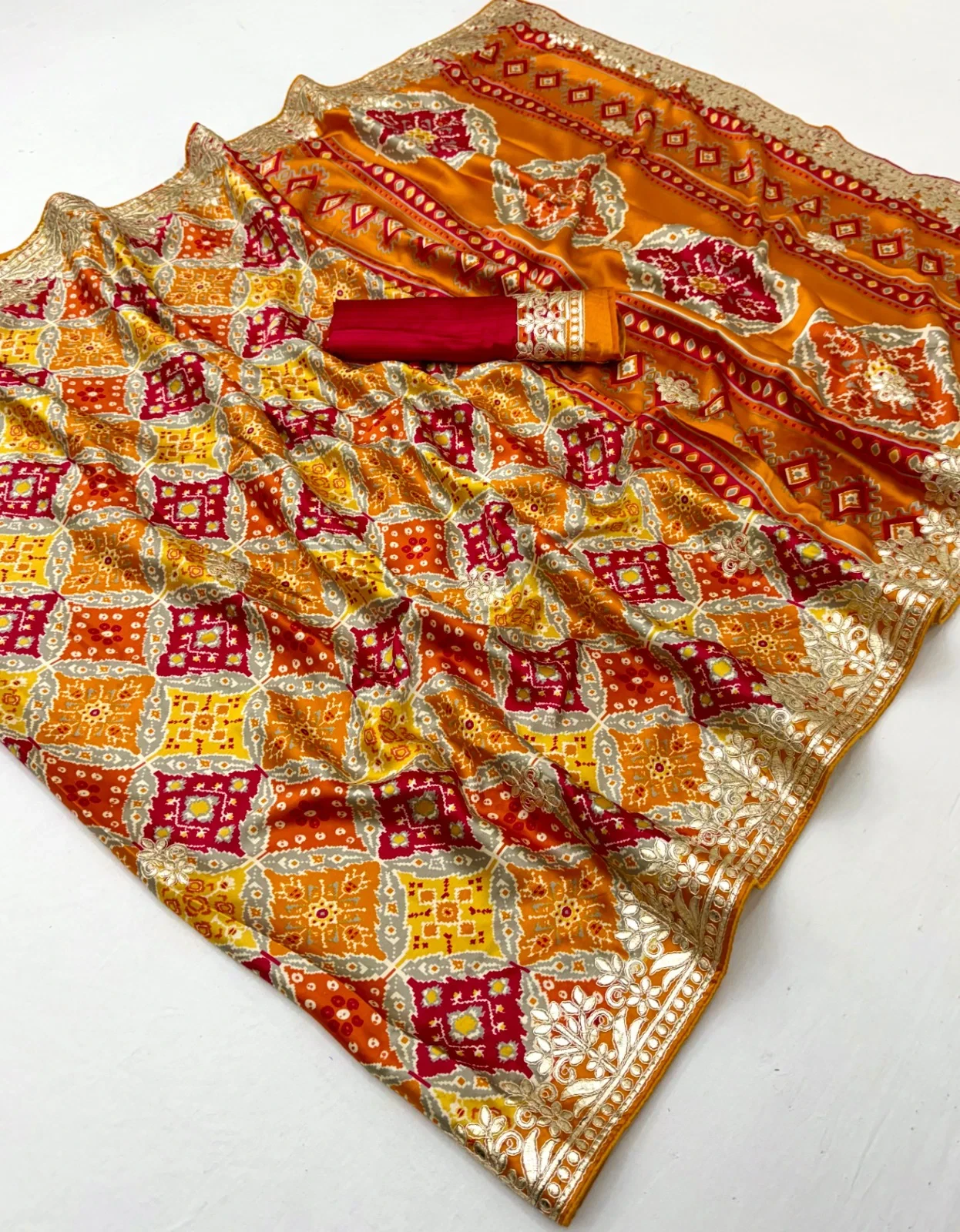 Sahi Gota Patola Modal with Gota Patti Work Saree Collection