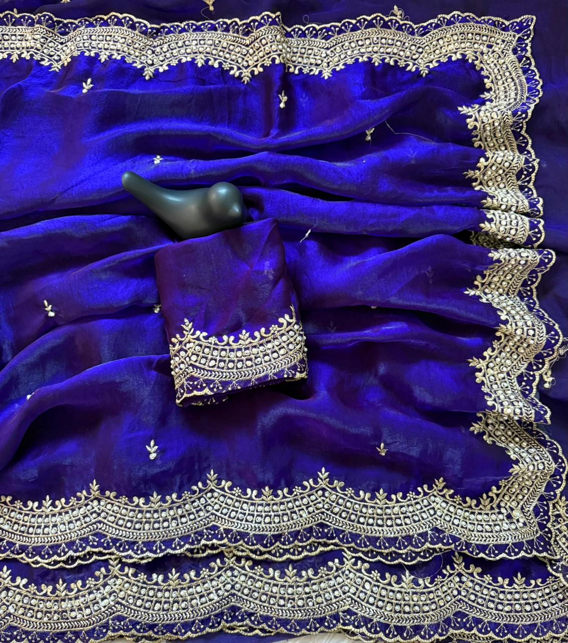 Vt 863 T Fandy Satin Silk Embroidered Saree Collection